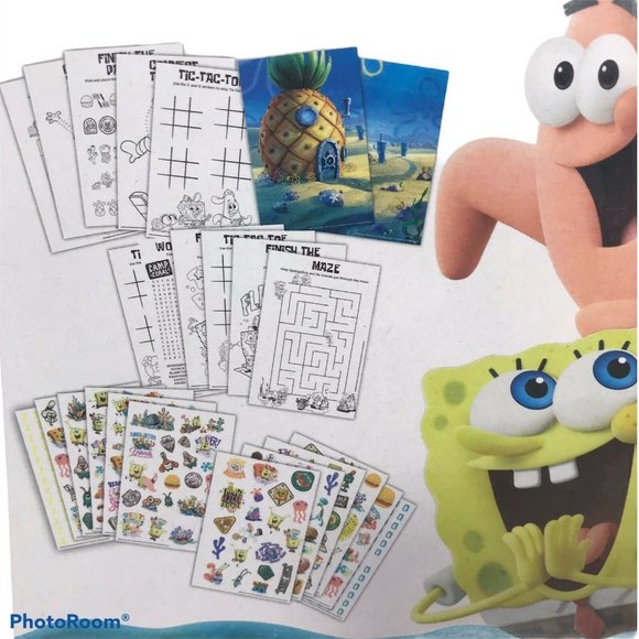 Nickelodeon The Spongebob Movie Sticker Travel Book - Picture 5 of 12